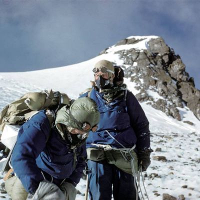 Charles Evans and Tom Bourdillon, the famous Mount Everest ascent on 26 May in 1953