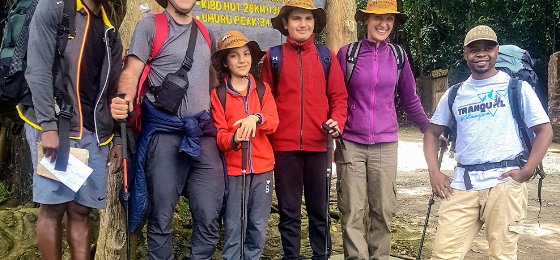 Kilimanjaro trek with kids