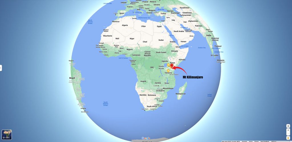 Where is Kilimanjaro? Location of Mount Kilimanjaro