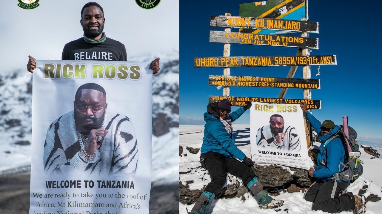 AMERICAN RAPPER RICK ROSS REVEALS PLANS TO CLIMB MOUNT KILIMANJARO