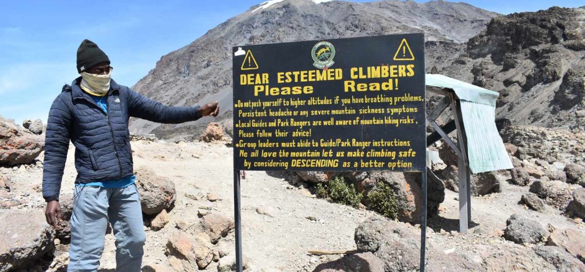 Why you should not climb Kilimanjaro. warning signs